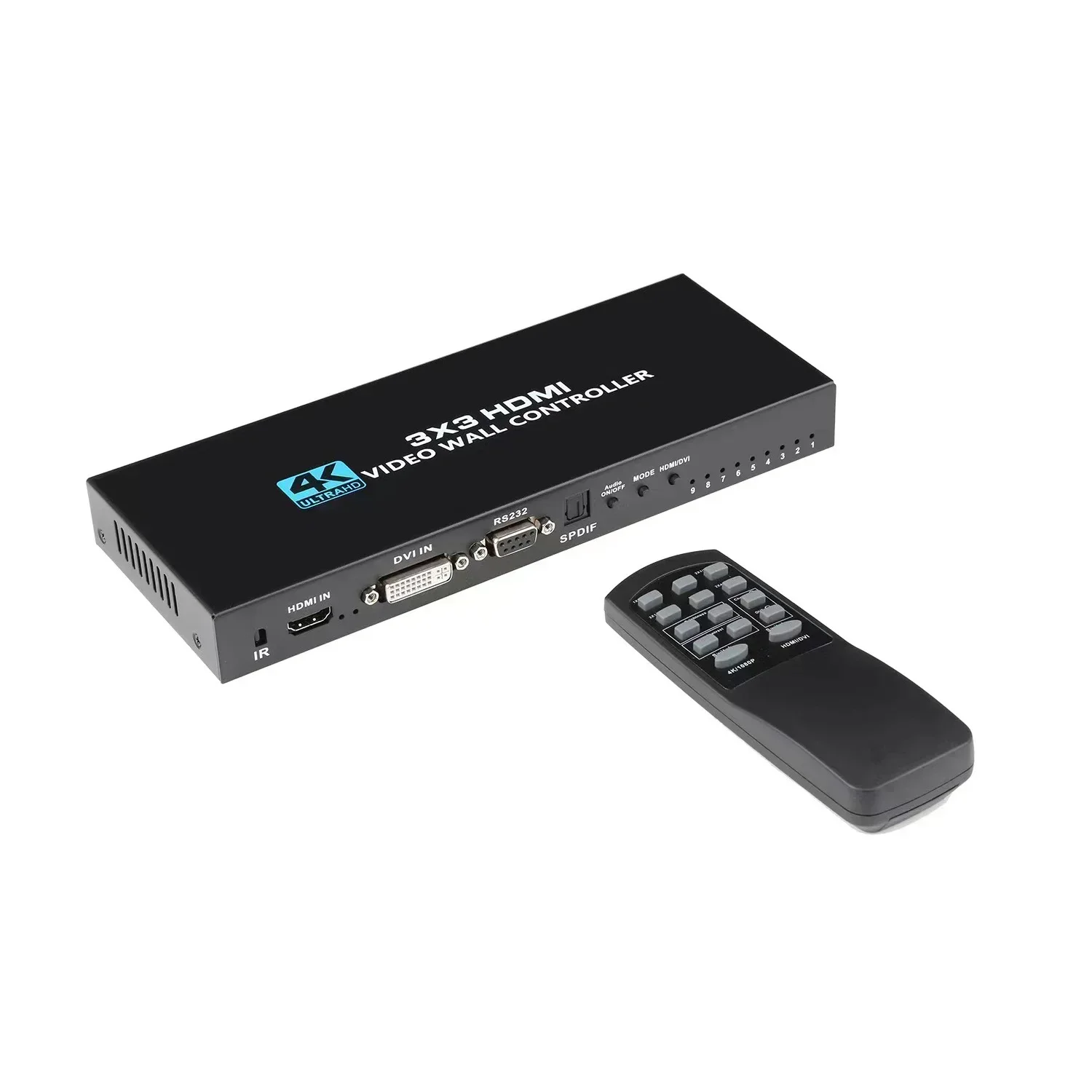 Фото Контроллер видеостены 4K 3x3 1x2 1x3 1x4 2x3 2X4 2X2 Контроллер видеостены HDMI Многоэкранный процессор для сращивания ТВ Сварщик №2