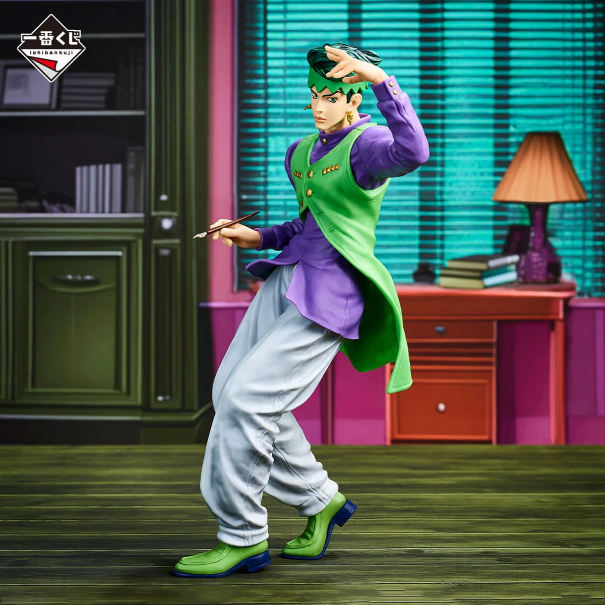 100% оригинал Bandai Spirits Ichiban Kuji Jojo No Kimyou Na Bouken Kishibe Rohan аниме-фигурка коллекция