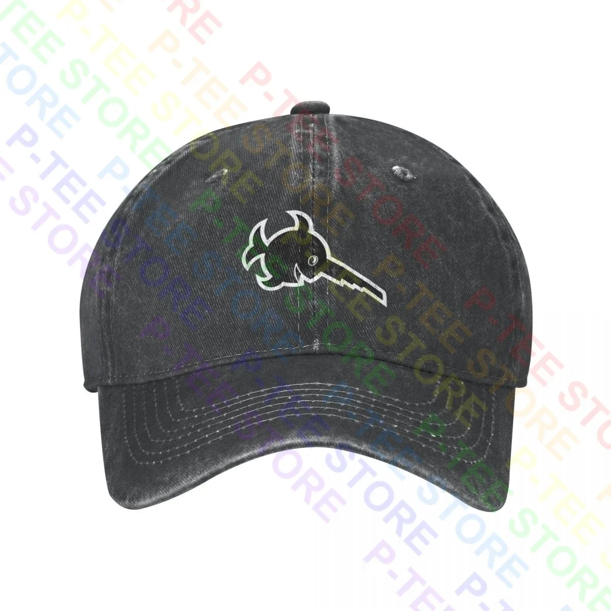 Laughing Sawfish U-96 U-Boat Submarine Ww2 Бейсбольная кепка из потертого денима Шляпы