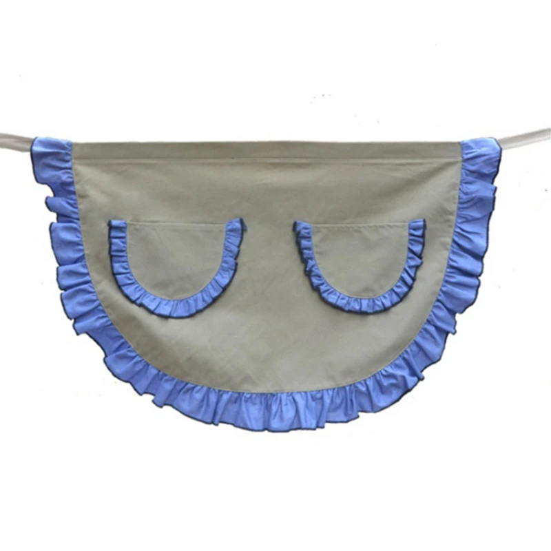 

Apron Waist Fashion Lace Korean Style Apron Dress Home Antifouling Kitchen Garden Florist Restaurant Custom Half Length Apron