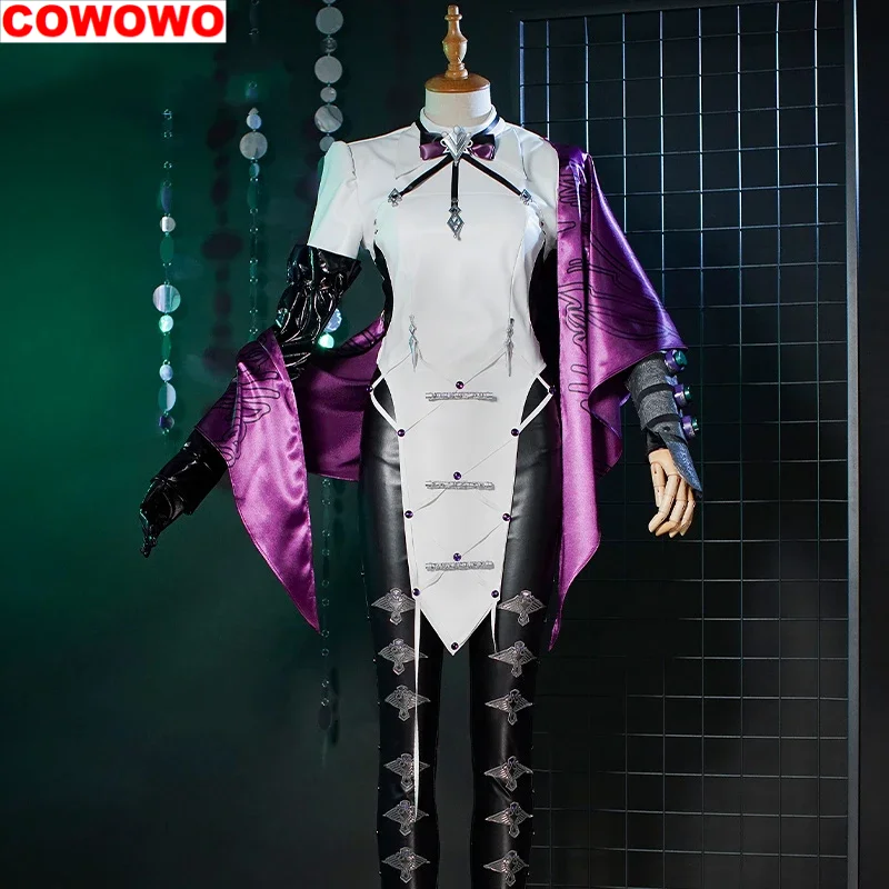 

COWOWO Raven Косплей костюмы сексуальные женщины девушки Чонсам платье игра дорога до никуда косплей костюм Хэллоуин