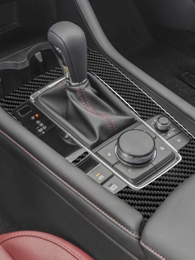 LHD для Mazda 3 Axela 2020 2021 2022 2023 2024 салон автомобиля из углеродного волокна/ПВХ наклейка