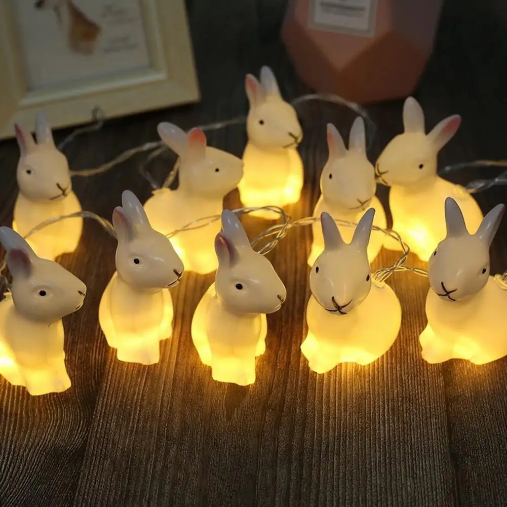 

Creative String Light Multi-purpose Safe LED Easter Bunny Shape Fairy Lamp String Lamp String Light