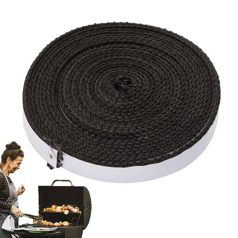 

Плоская уплотнительная лента для плиты, уплотнительная веревка из стекловолокна, уплотнительная прокладка для дверей дровяной плиты, сменный уплотнительный трос для стекла