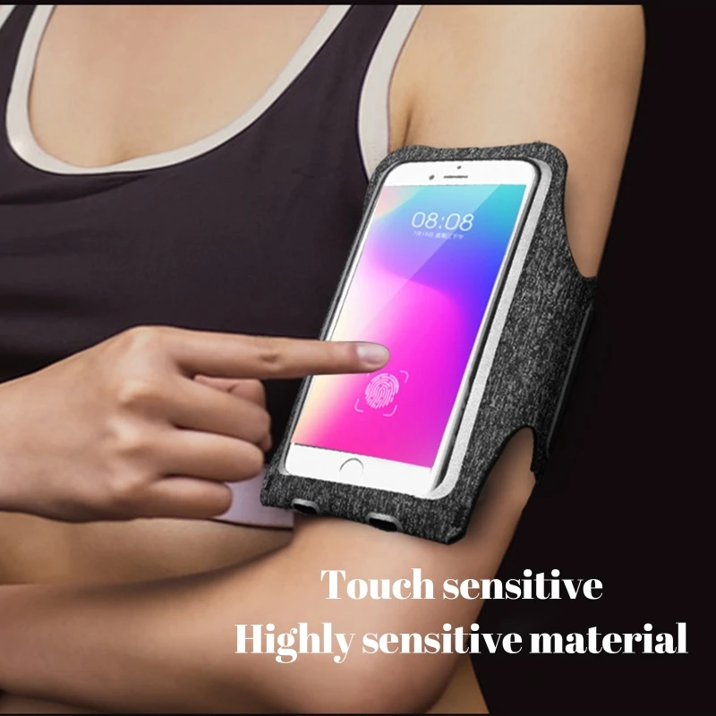 

Mobile Phone Armband Outdoor Sports Phone Holder Gym Running Phone Bag Arm Band Case For Less Than 6 inches Phones