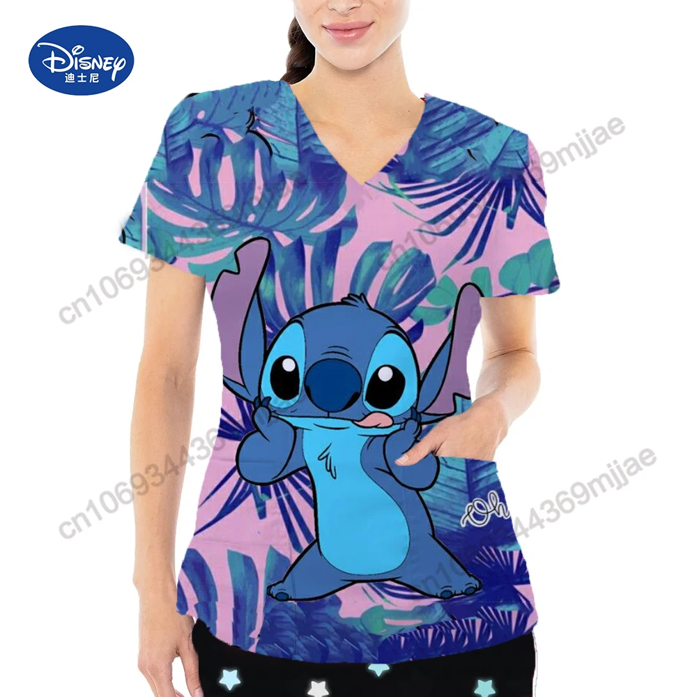 Женский топ с V-образным вырезом и карманами в японском стиле Y2k