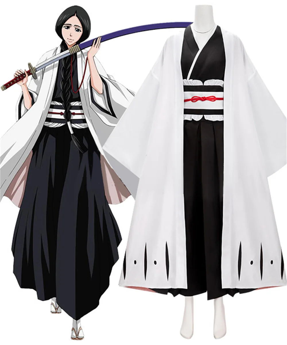 

Anime Bleach Gotei Thirteen Retsu Unohana Cosplay Costume Captain of the 4th Divisi Soul Reaper Kimono