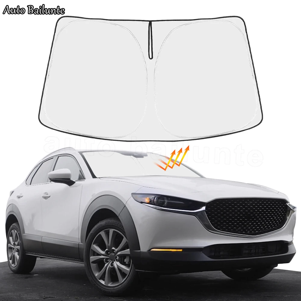 

Car Windshield Sun Shade Cover Sunshade Visor For Mazda CX30 CX-30 2023 2022 2021 2020 Accessories