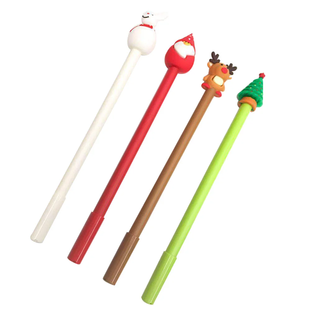 

12 Christmas Pen Creative Silica Pens Stationery Creative Ink Pen for Home