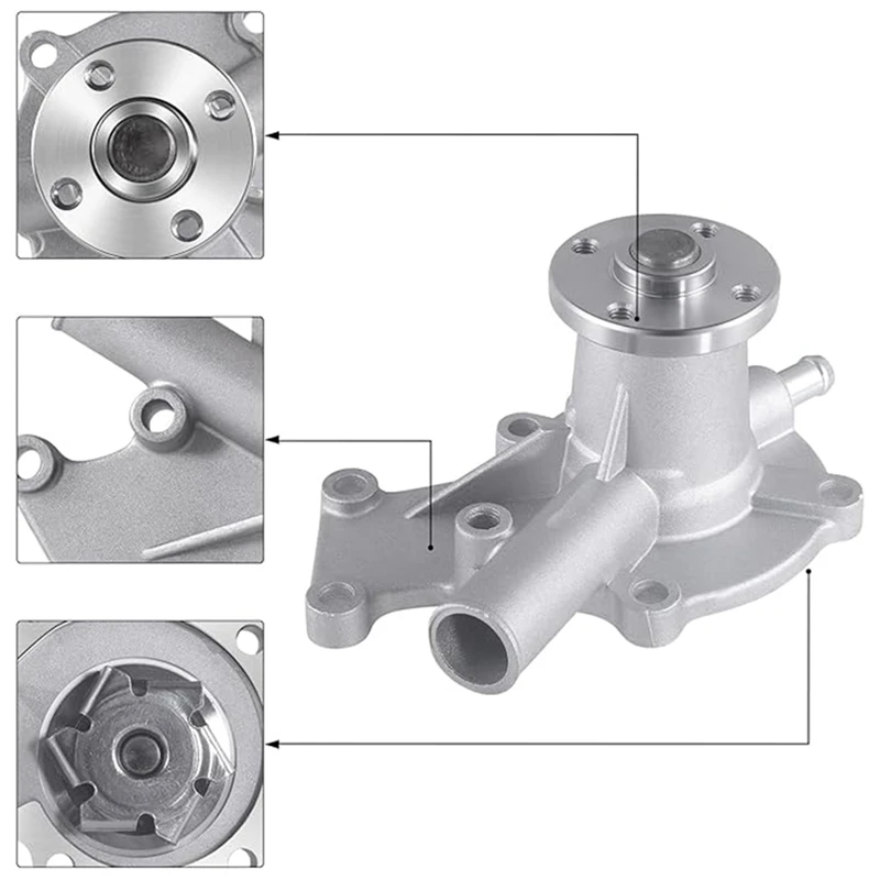 Водяной насос 19883-73030 15881-73030 15881-73033 с прокладкой для двигателя Kubota RTV900 RTV900G RTV900T D722