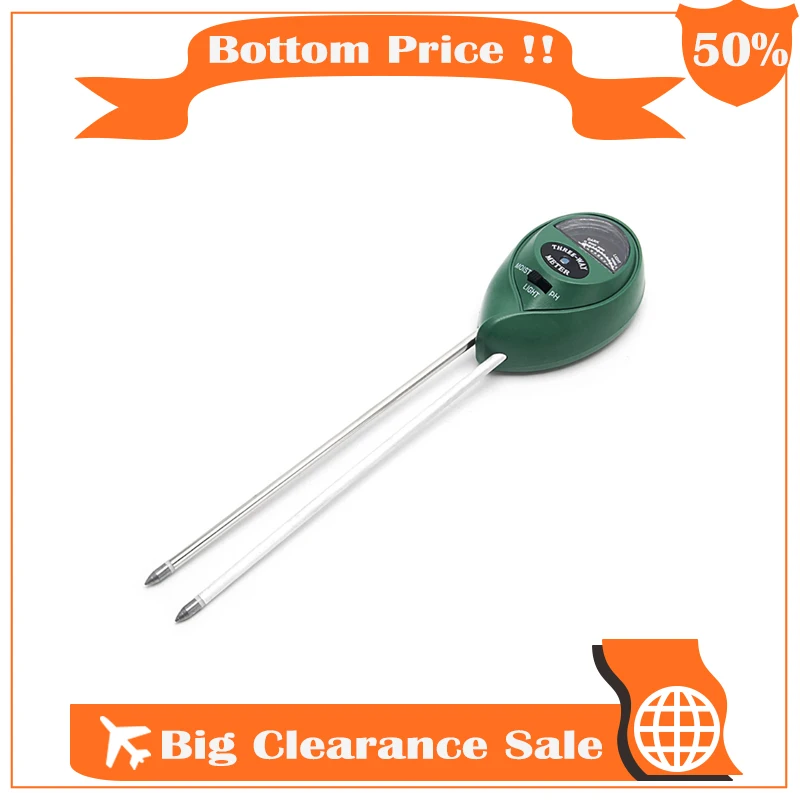 

3 в 1 тестер влажности и освещенности почвы