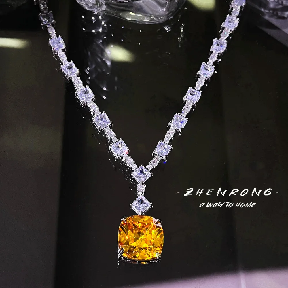 Изысканное винтажное ожерелье с квадратными вырезами индивидуальное длинное