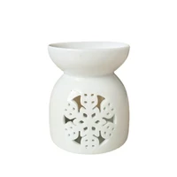 factory price wholesale hollowed handmade carving exquisite gift ceramic oil burner