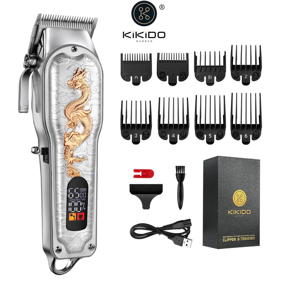 Триммер KIKIDO для волос с зарядкой от USB