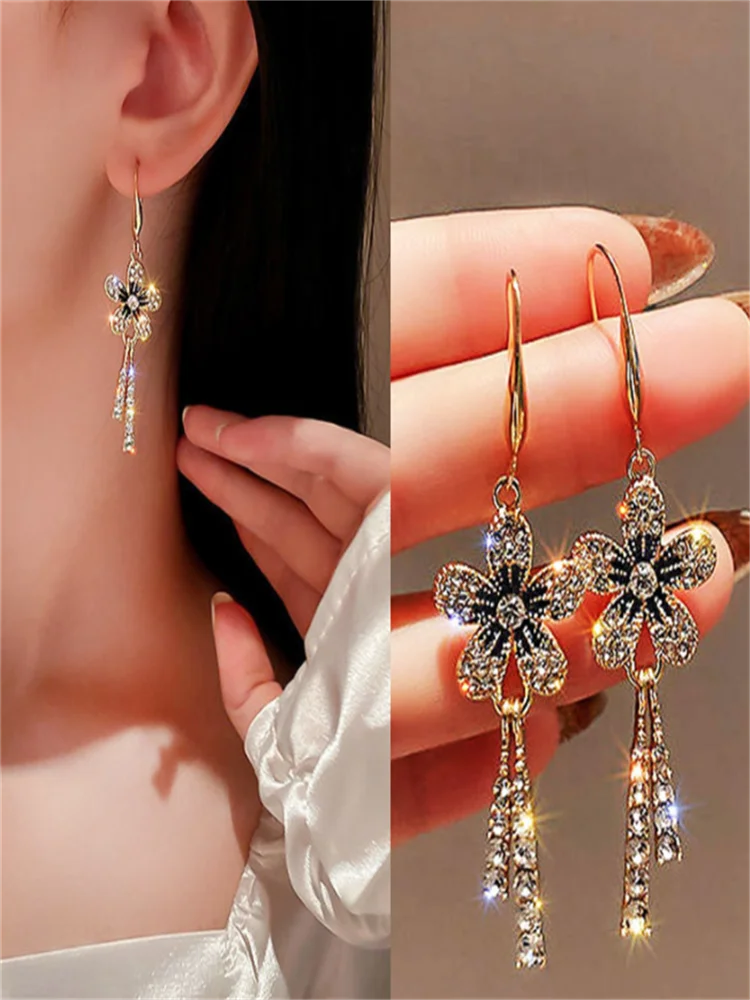 

Personality Geometry Pearl Ear Jewelry Temperament Earrings