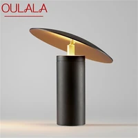 oulala nordic vintage table lamp creative design black desk light modern fashion for home bedroom living room decorative