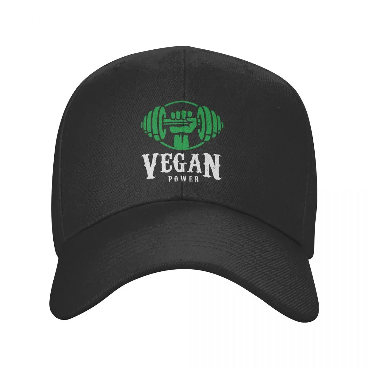 

New Fashion Vegan Power Baseball Cap Women Men Personalized Adjustable Adult Powered By Plants Dad Hat Hip Hop Snapback Hats