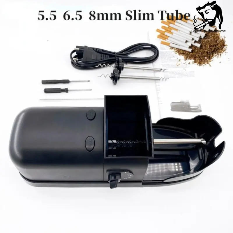 

Электрическая автоматическая машинка для скручивания сигарет Juses SMOKESHOP, переключаемая 3-в-1, высокоскоростная машинка для скручивания сигар...