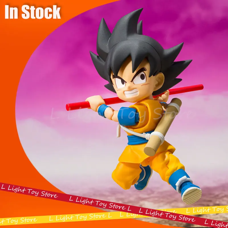 Оригинальная фигурка Dragon Ball Mini Daima Son Goku Shf Childhood аниме-фигурка коллекция статуй Dbz