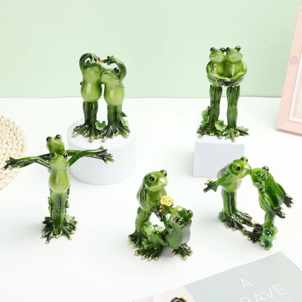 

Indoor&Outdoor Car Home Decoration Handmade Crafts Gifts Frogs Dolls Garden Ornaments Frogs Figurine Home Sculpture