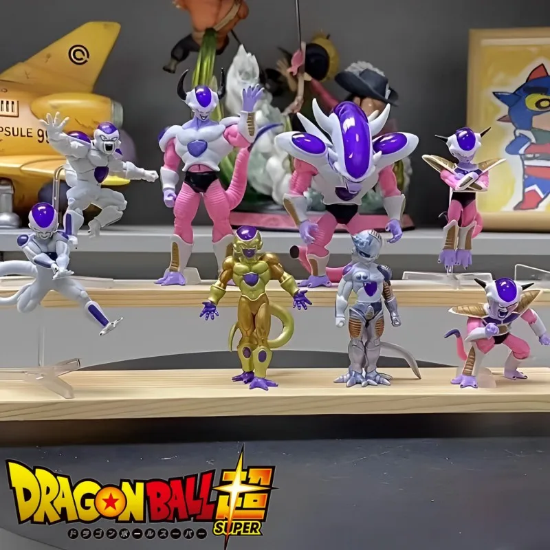 

8pcs Dragon Ball Z Figure Frieza Gk Anime Figures Freezer Figurine Pvc Statue Model Doll Collectible Desk Decoration Kids Gifts