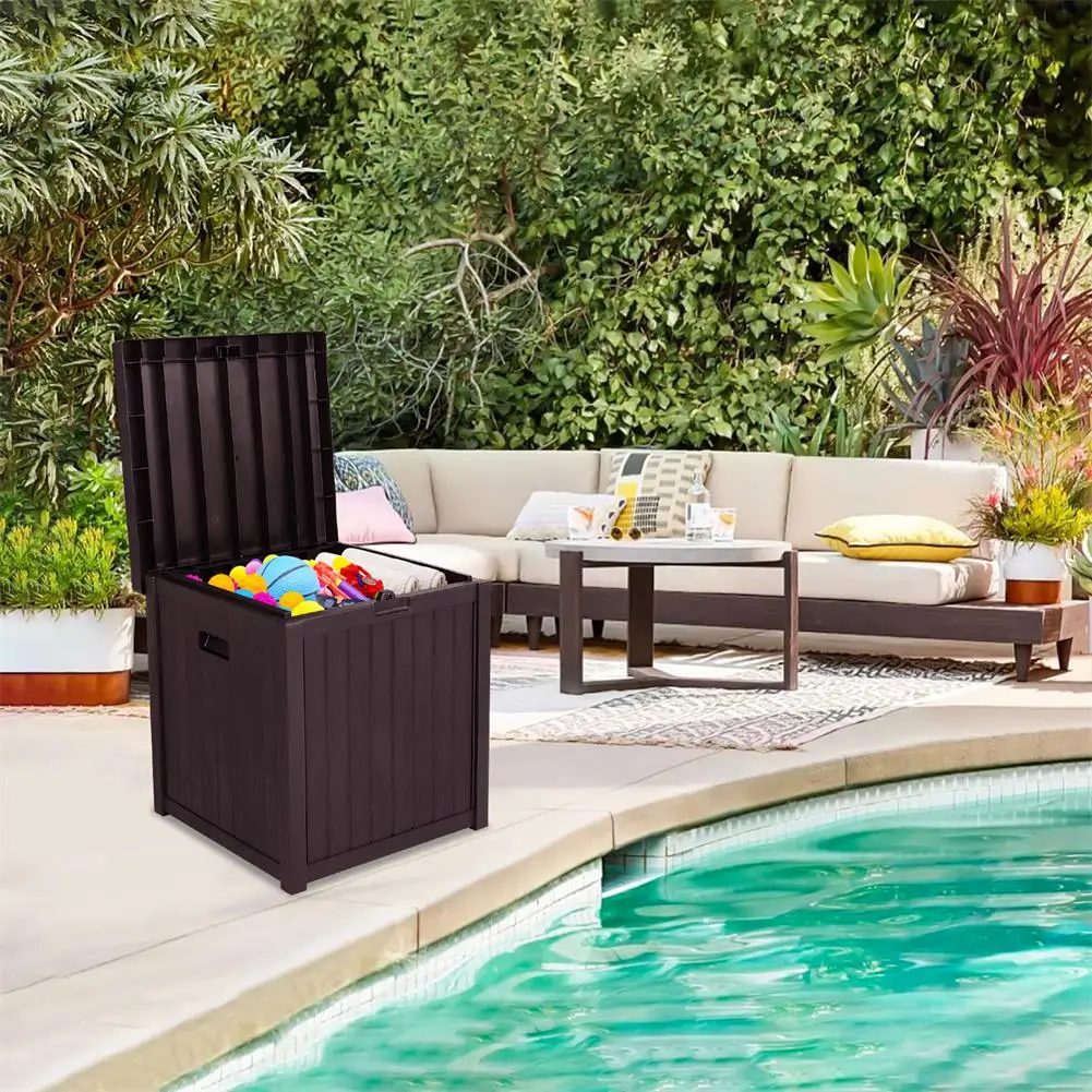 Garden Courtyard Waterproof Storage Box Large Capacity Cushion Decoration Outdoor Tool Storage Container