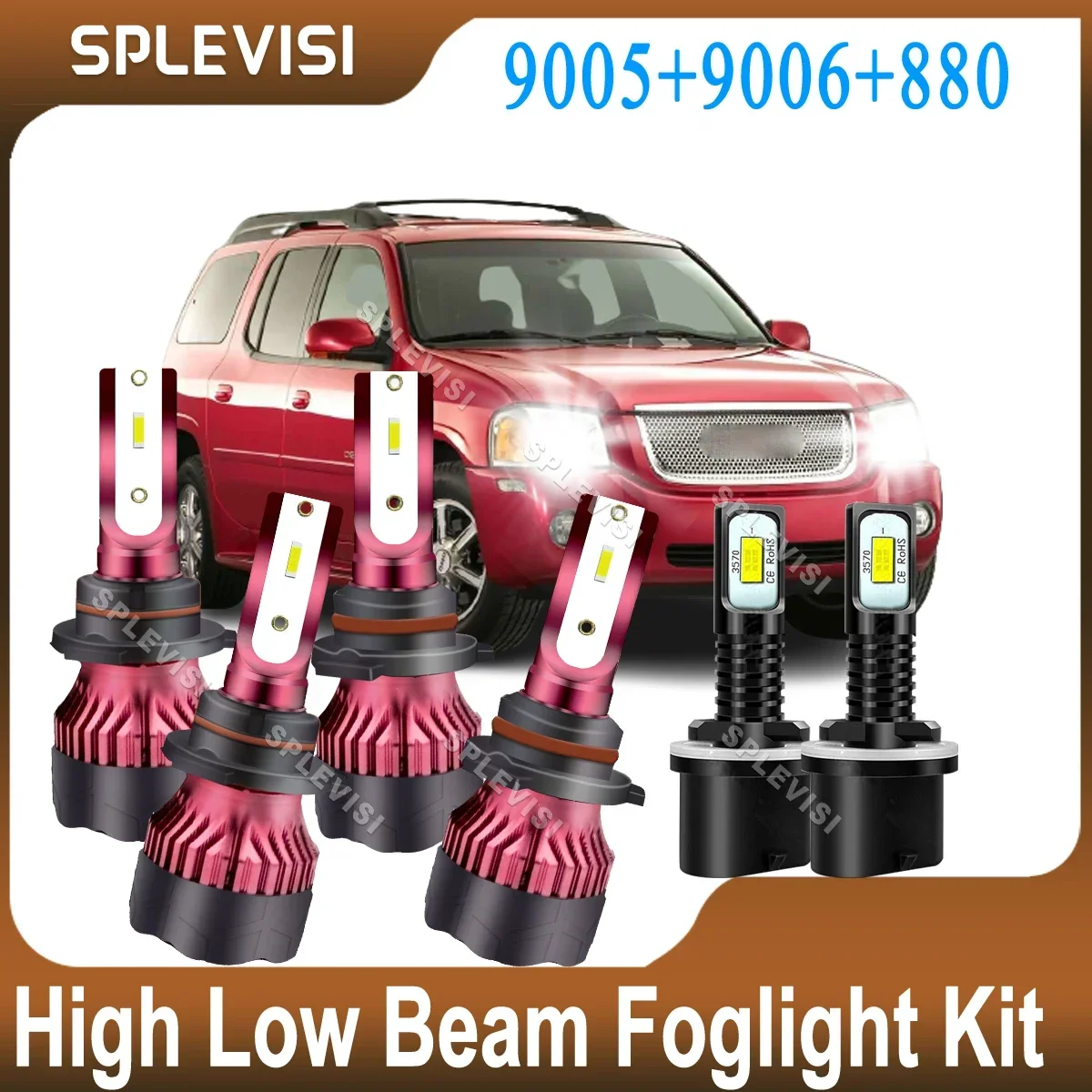 светодиодные фонари для автомобиля GMC Envoy XL 2002 2003 2004 2005 2006 XUV 9005 9006 Противотуманные