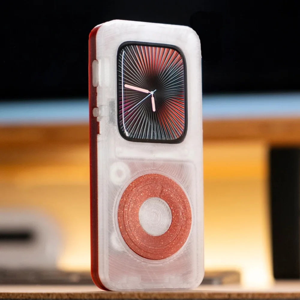 Фото Защитные чехлы для iWatch Pod с 3D-печатью, совместимые с iWatch, расширяют возможности iPod для iWatch 7/8/9/10, для Apple Watch 40/41/42/44/45/46 мм №2