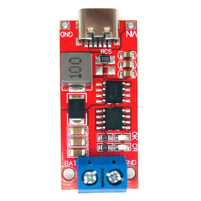 

Type-C 4S Boost Module Polymer Lithium Ion Battery Charging Module 18650 Lithium Battery Charging Board Module 1A