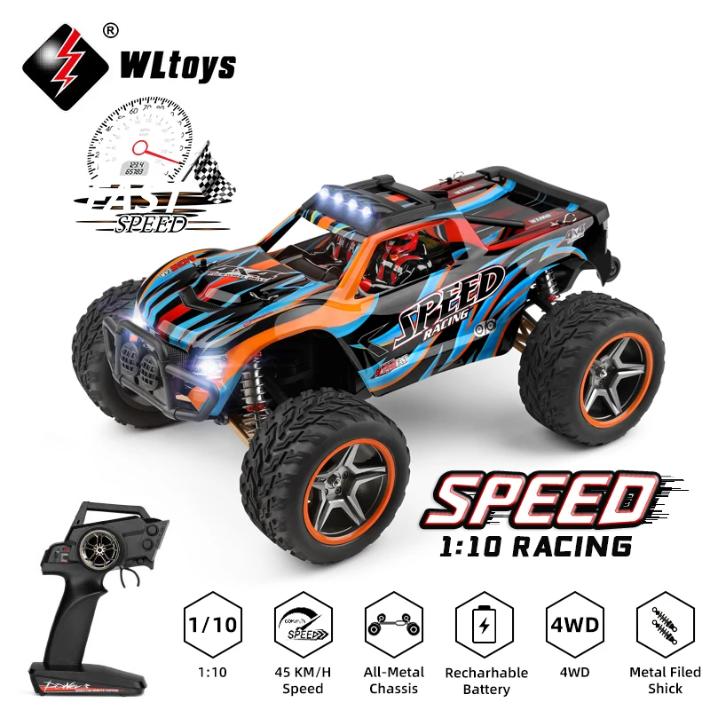 

WLtoys 104009 RC Car 1/10 45Km/H Off-Road Radio Controlled Toys for Boys High Speed Drift Remote Control Car Children Toys
