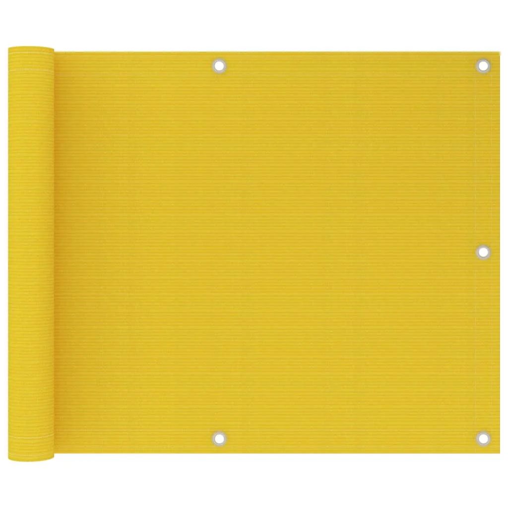 

Balcony screen yellow 75x600 cm HDPE