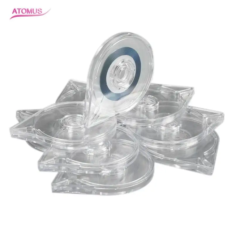 

10Pcs Nail Art Striping Tape Line Cases Tool Sticker Roller Boxs Holders Women Beauty Decorations Nail Line Foil Nail Sticker