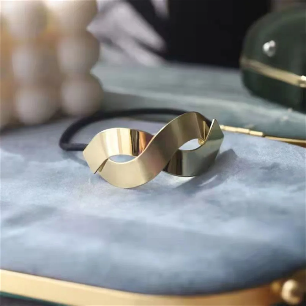 Модная металлическая Сексуальная Женская регулируемая повязка на голову