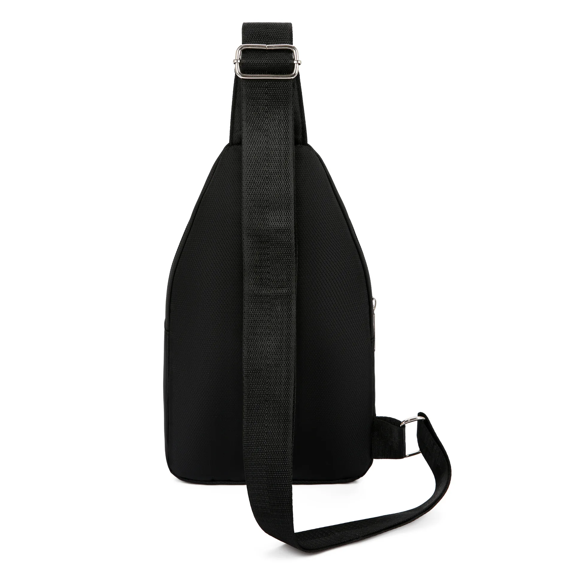 Men's Leisure Crossbody Bag Oxford Cloth Bag Business Single Shoulder Backpack Solid Color Trend Chest Bag Cash Register Package