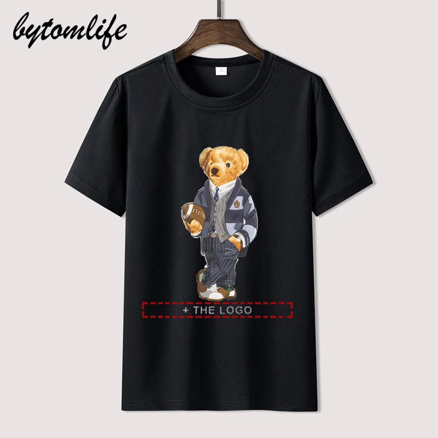 

2023New rugby boy Ralph cartoon cowboy bear T Shirt For Men Limitied Edition unisex Cotton Amazing Short Sleeve Tops S-3XL