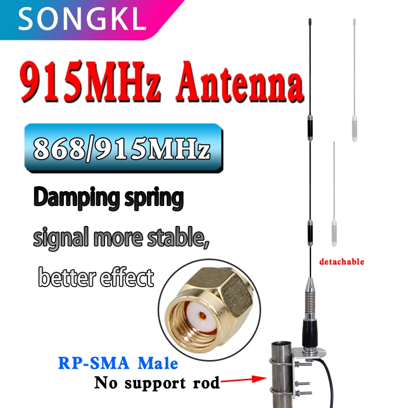 LoRa 868 МГц антенна 915 МГц всенаправленная нержавеющая сталь 10dBi антенна наружный мониторинг ретранслятор UHF IOT RFID lora антенна