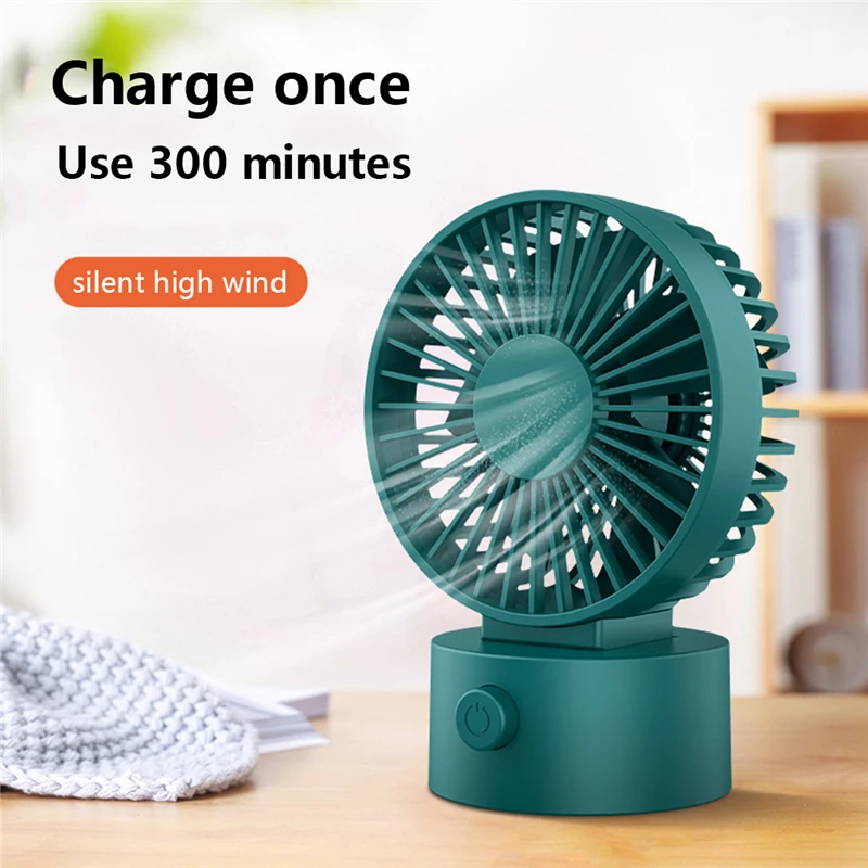 Настольный мини-вентилятор охлаждающий бесшумный вентилятор 3-скоростной