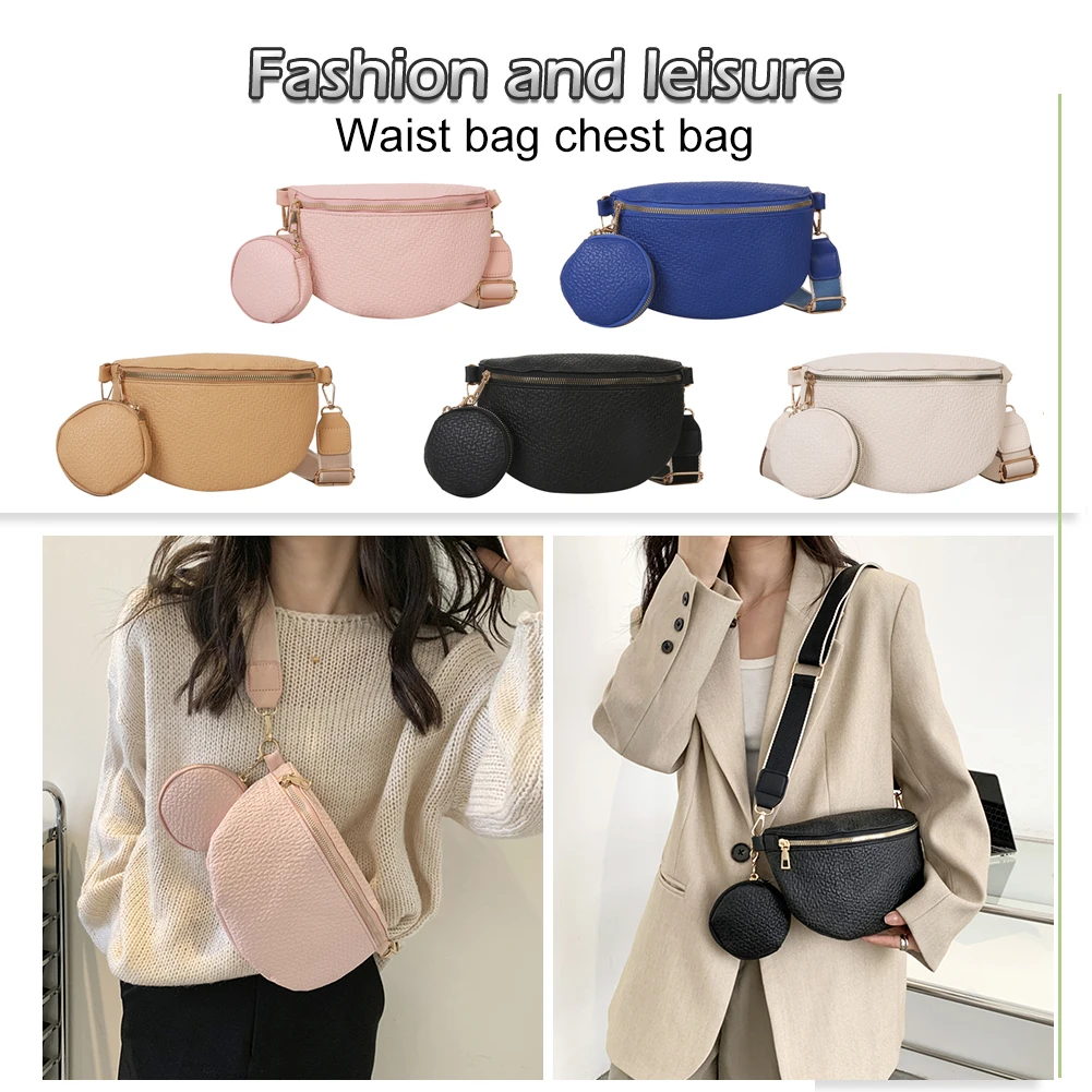 Модные Женские Сумки На Ремне Из Искусственной Кожи Сумки-мессенджеры С Портмоне