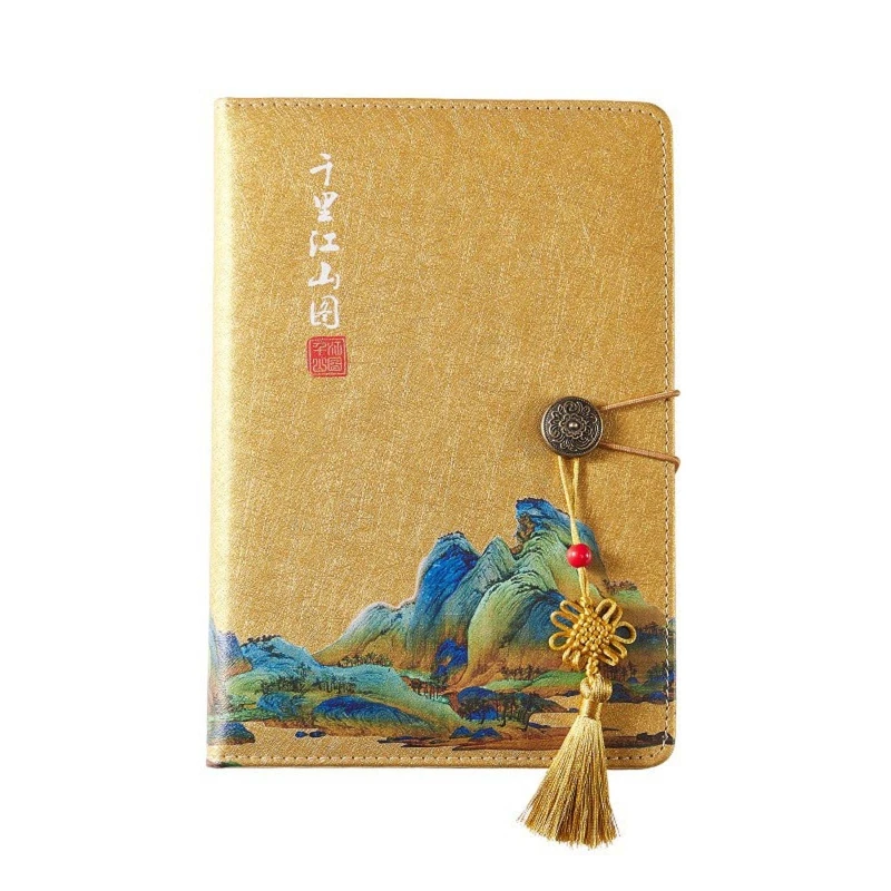 

Creative Vintage Journal Notepad Planner Notebook with Ribbon Bookmark 200 Pages for Women Men Teen Girls Student Gift