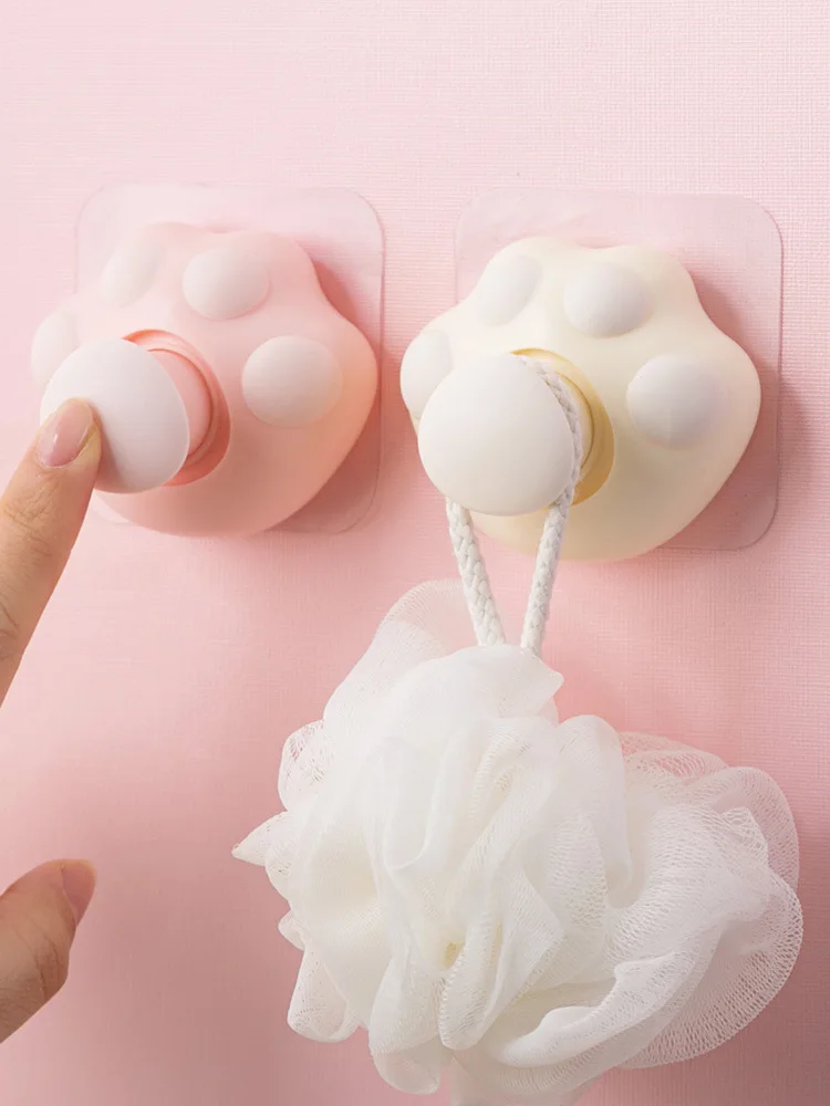 

Cat's Claw Telescopic Hook Viscose Cute Sticky Dormitory Household Keychain Decorative Universal Storage Organizer Hook