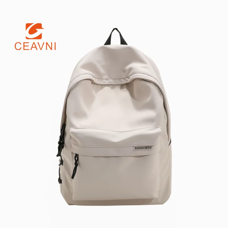 

CEAVNI 2023 новый тренд для мужчин и женщин, Повседневная Студенческая сумка, модный рюкзак, вместительный дорожный рюкзак, Однотонный женский