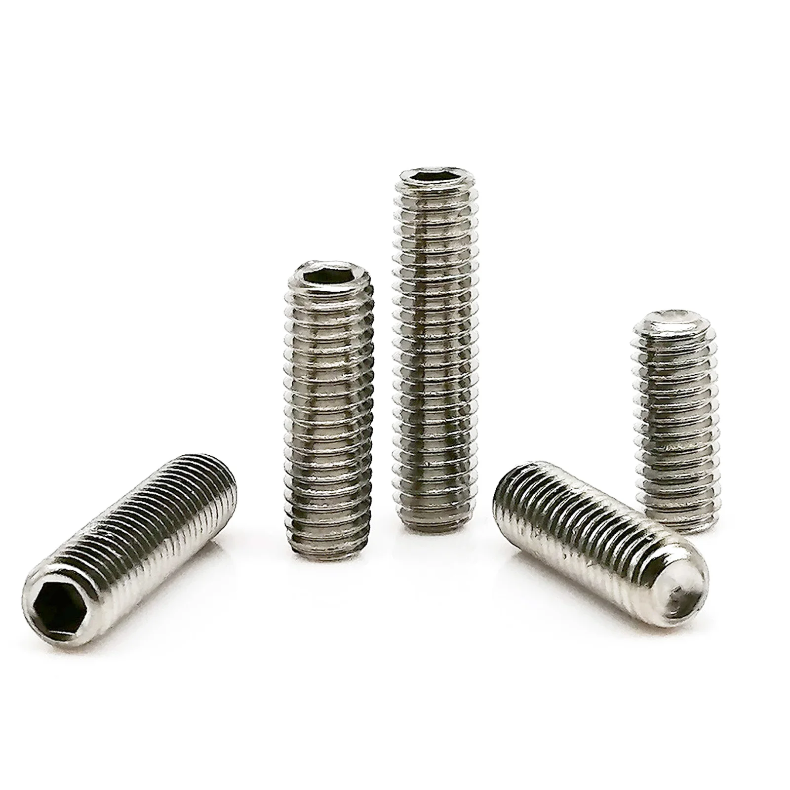 Набор винтов из нержавеющей стали M2/M2/M2/M3/M4/M5/M6/M8/DIN916/A2 304 с шестигранной головкой и