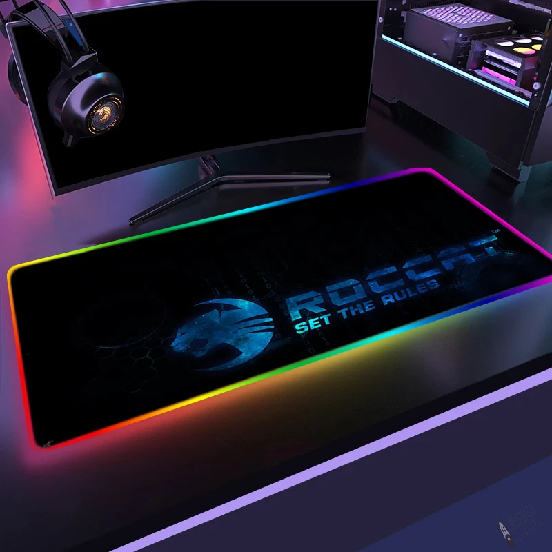 

Коврик для мыши Roccat, RGB коврик для мыши, подставка для Мыши для ПК, игровая клавиатура для шкафа, игровая клавиатура для компаса, Varmilo, мыши, кл...