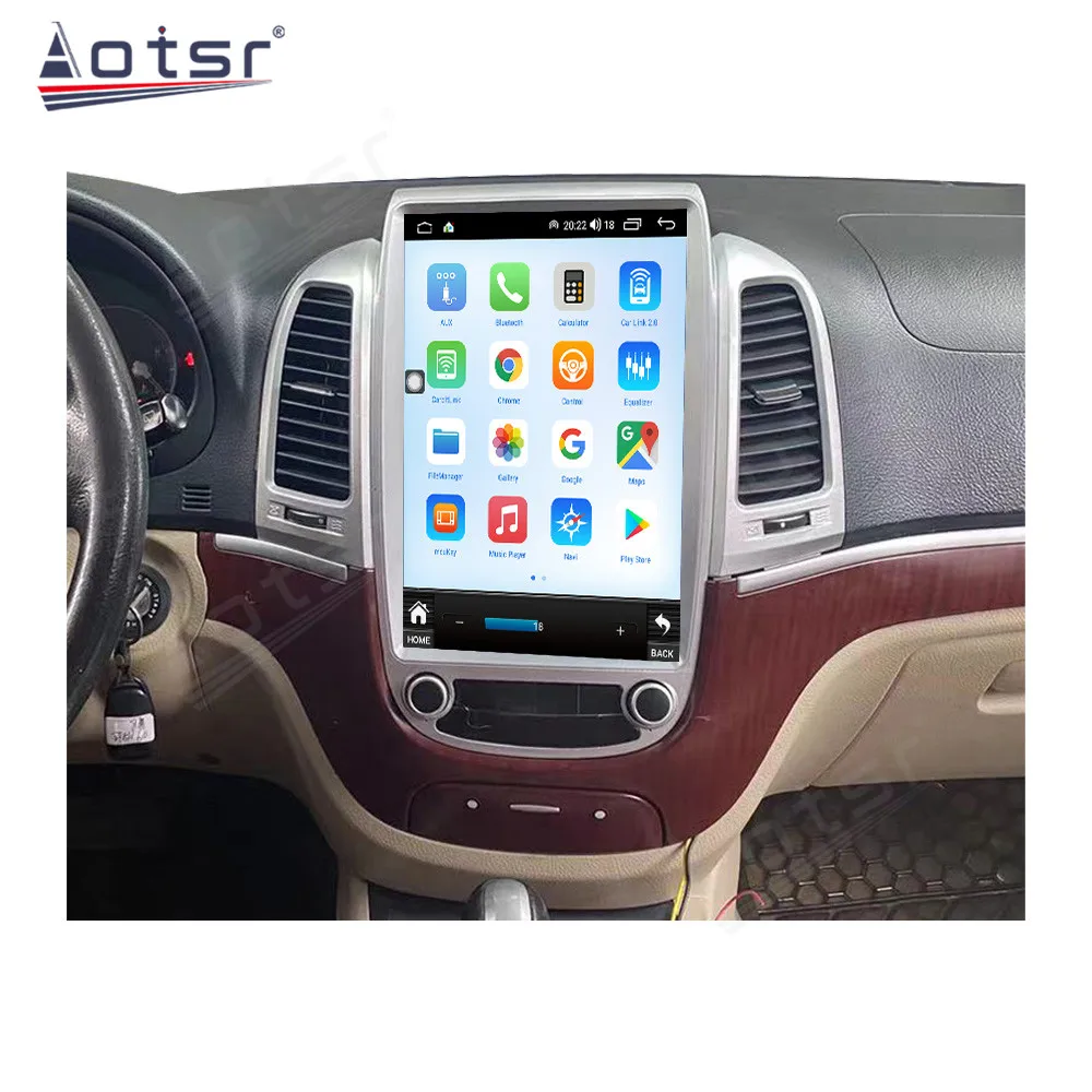 Восьмиядерный процессор Qualcomm для Hyundai Santafe 2006-2012 автомобильное радио