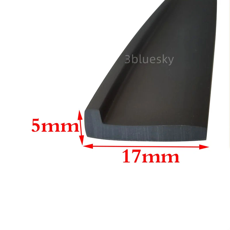

Изготовленный на заказ резиновый L прокладка угол протектора края Encloser щит предотвращение столкновения Прокладка 5x17 мм черный