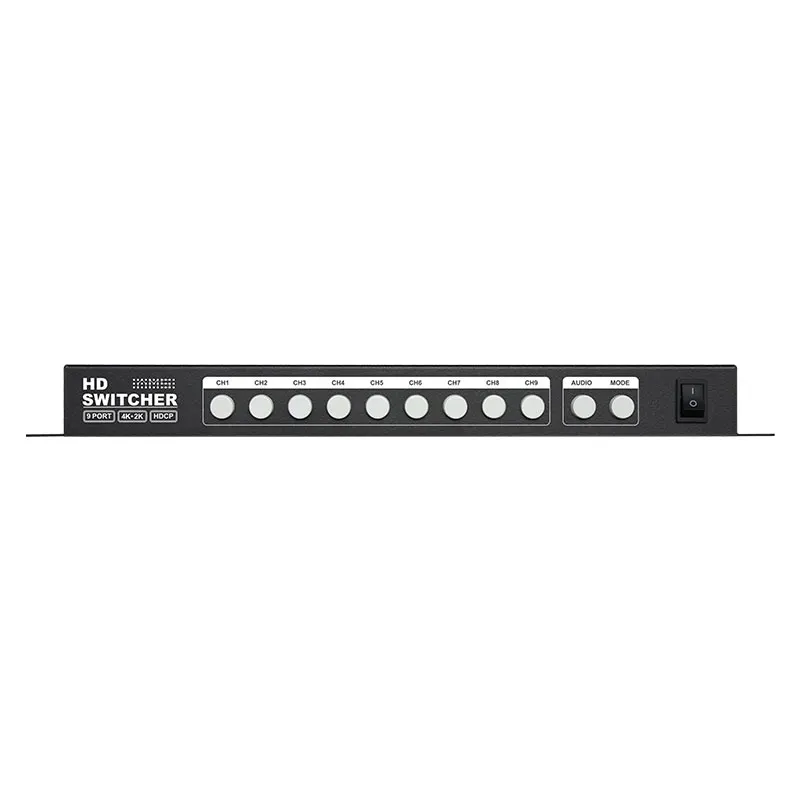 

QMV-H9 4K Quad Multi Viewer LED Video Switcher High Definition Wall Display Splitter For Screens Divider Video Converter