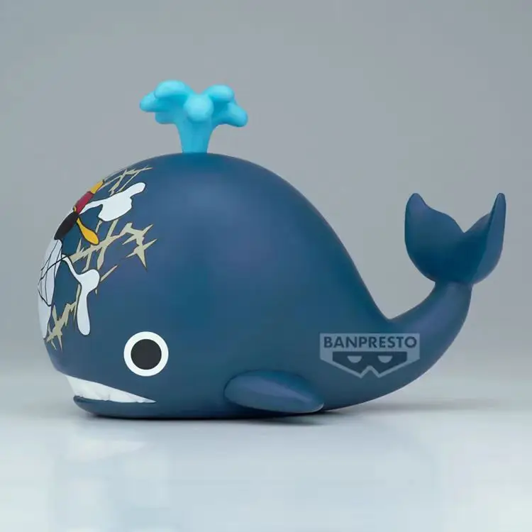 Фото Оригинальный Bandai, официально лицензированный цельный большой мягкий месяц ~Laboon ~BROOK, Коллекционная модель премиум-класса, орнамент, игрушки, подарки №4