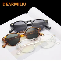 dearmiliu 2022 new classic fishing round frame vintage sunglasses men women fashion good quality photography sunglasses uv400