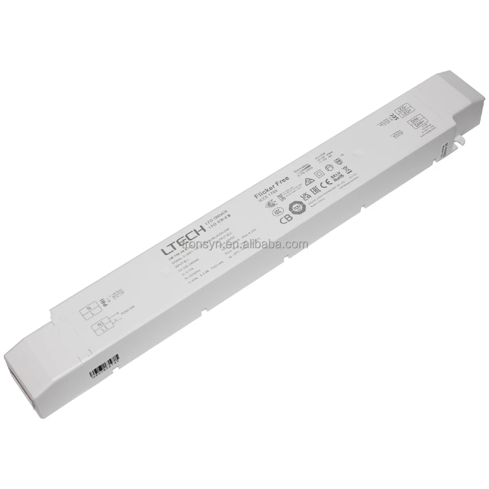 

LTECH LM-150-24-G1A2 150W 24V Constant Voltage LED Intelligent Driver With 5 In 1 Dimming Function