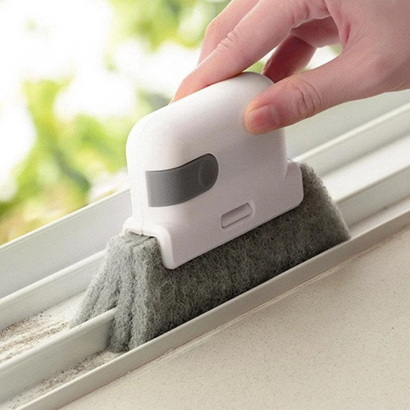 

1pc Hand-held Groove Cleaner - Perfect for Window Frame & Door Track Cleaning